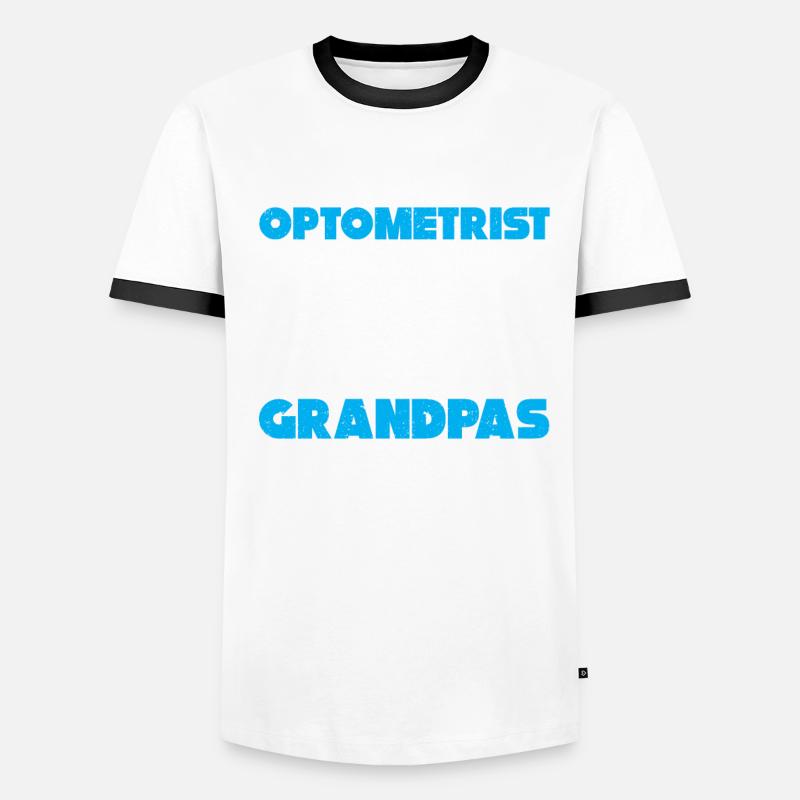 Opticien Gift Optometry T-shirt contrasté Homme