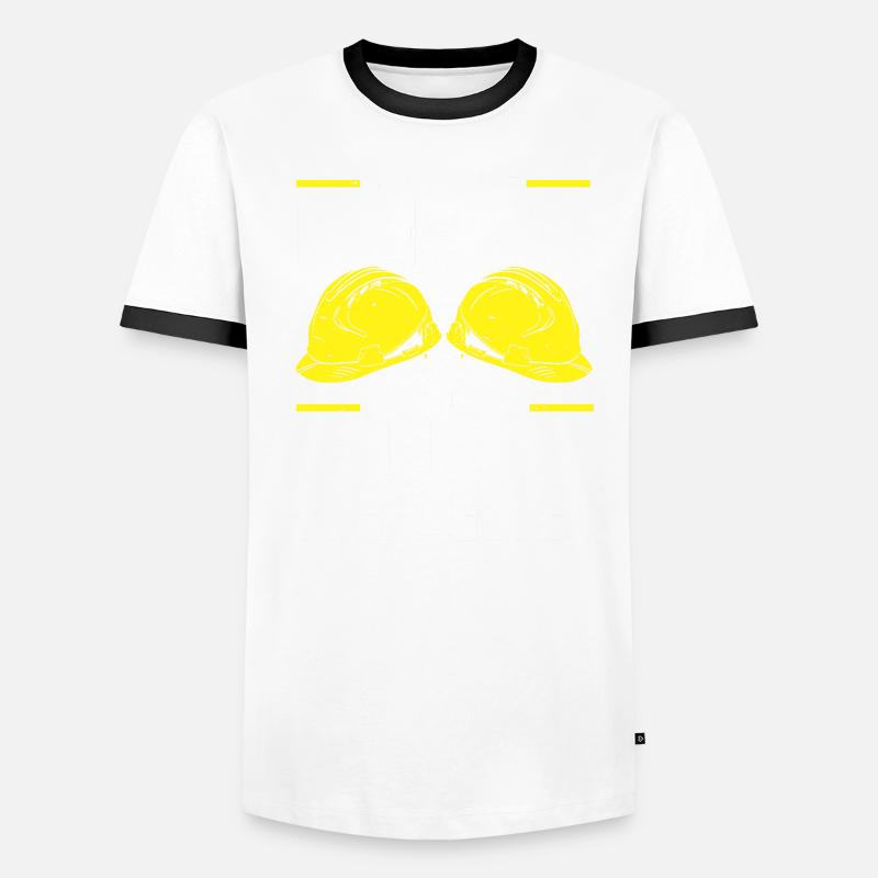 Construction Project Manager Men's Ringer Shirt