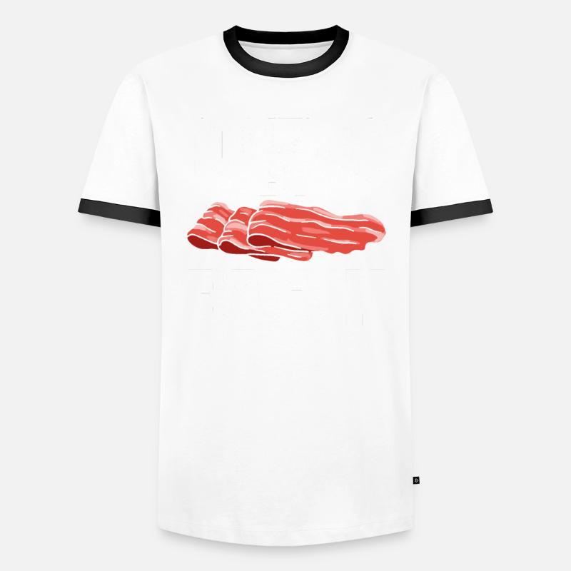 Propulsé par du bacon T-shirt contrasté Homme
