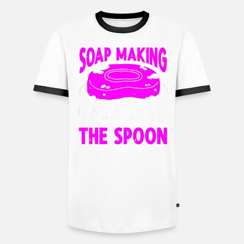 Soap Making Soap Maker Männer Kontrast-T-Shirt
