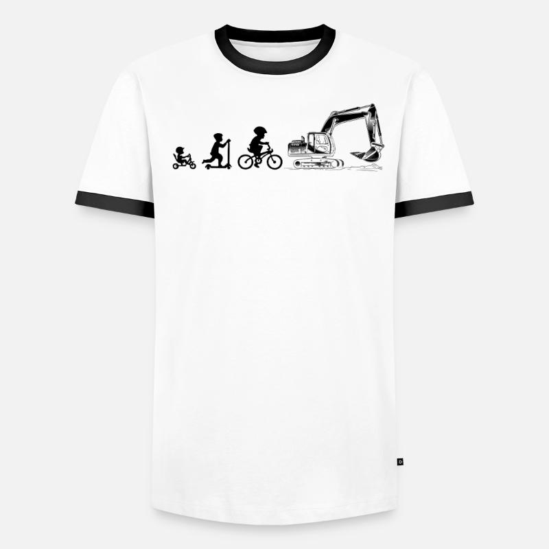 Evolution Amateurs de pelles T-shirt contrasté Homme