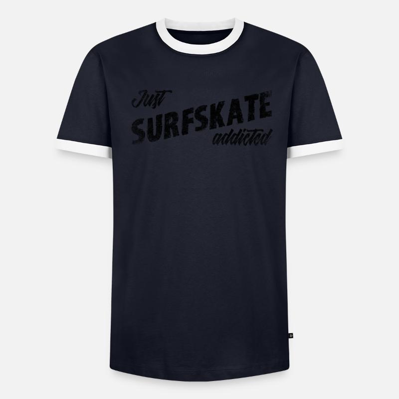 Juste accro au surfkate T-shirt contrasté Homme
