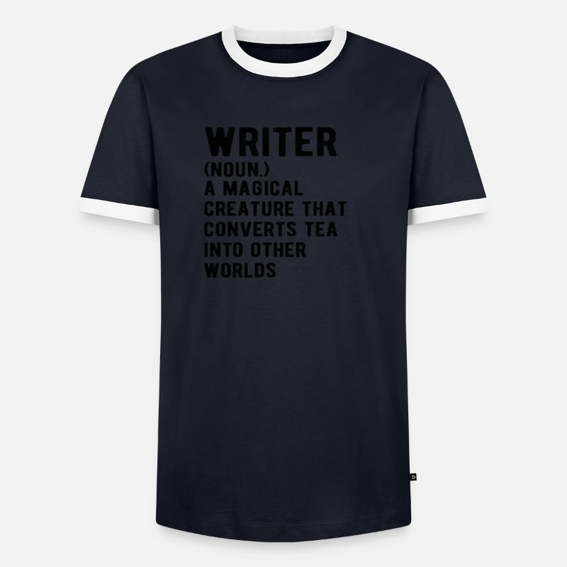 WRITING / AUTHOR: Définition de l'écrivain T-shirt contrasté Homme