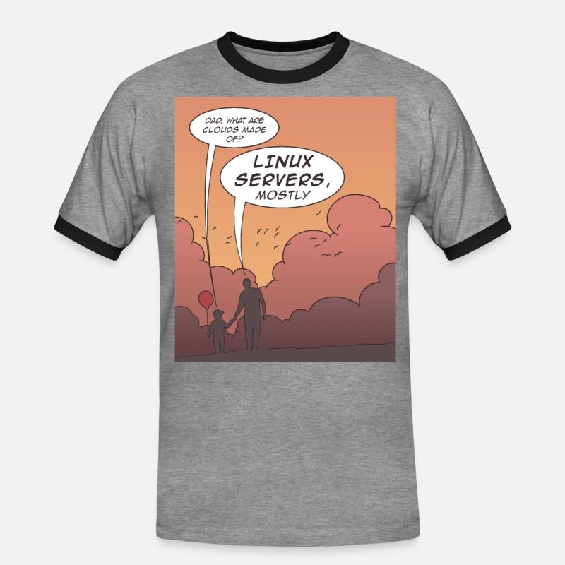 Funny coding programming languages design - Men's Ringer Shirt - heather grey/black