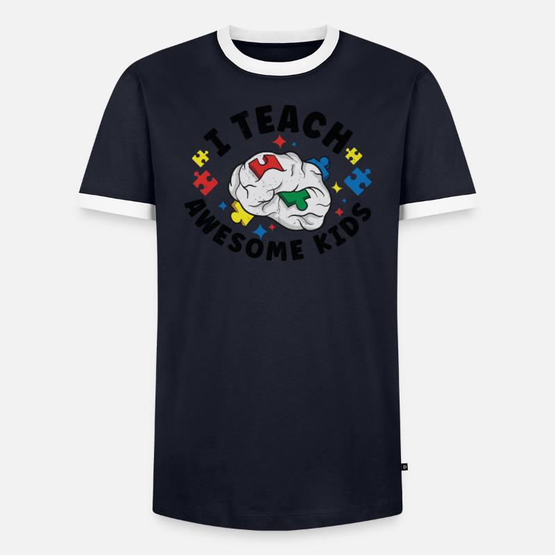 L’enseignant de l’enfance en difficulté a accéléré l’inclusion des enseignants T-shirt contrasté Homme