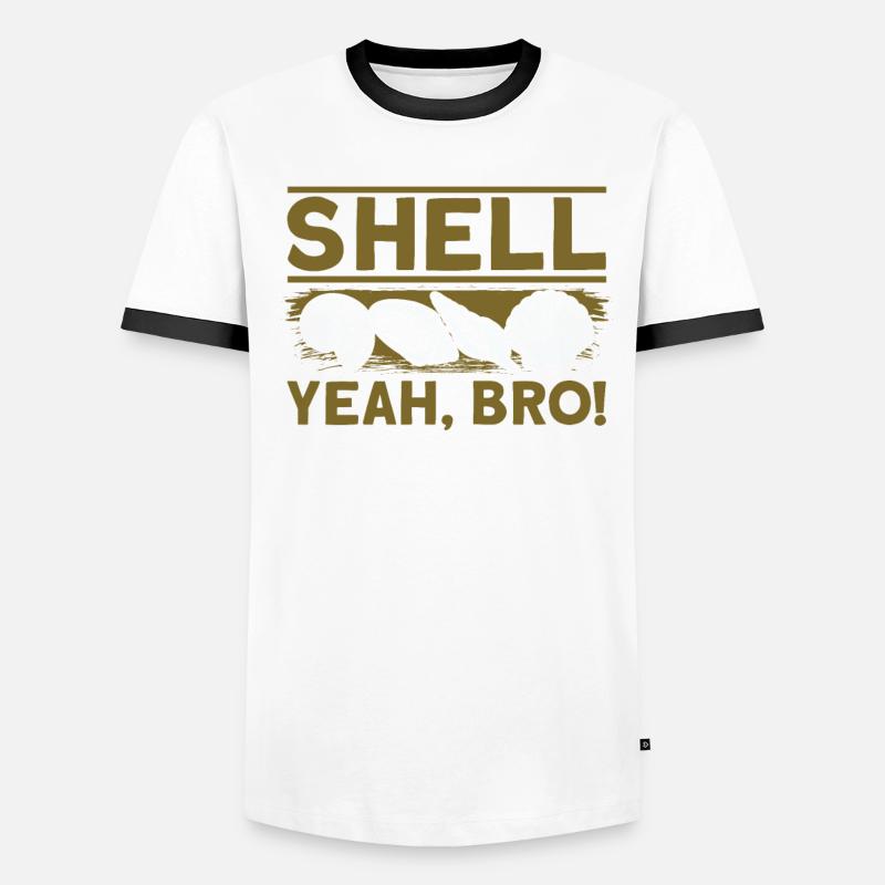 seashells shell collector shell collecting Gift Männer Kontrast-T-Shirt