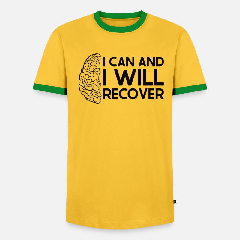 Schlaganfall Survivor Schlaganfall Bewusstsein - Männer Kontrast-T-Shirt - undefined