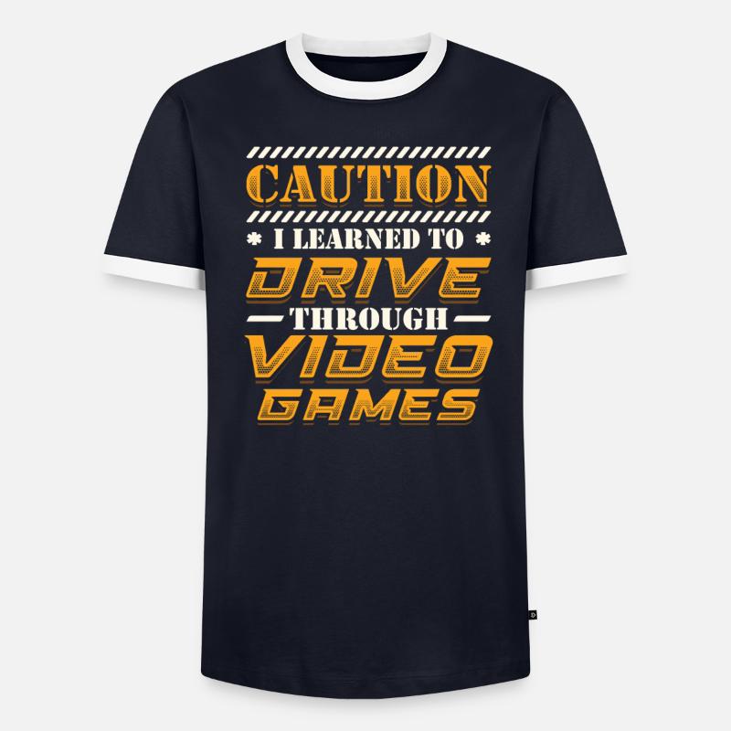 Caution, I have passed the driving test. Men's Ringer Shirt