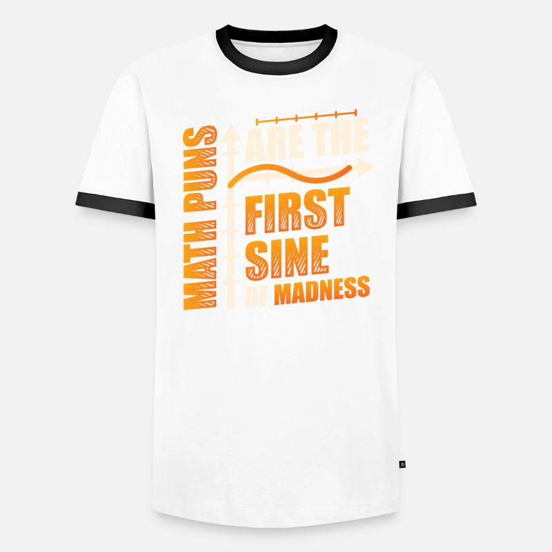 Math Teacher, Math Student, Math Word Games Men's Ringer Shirt