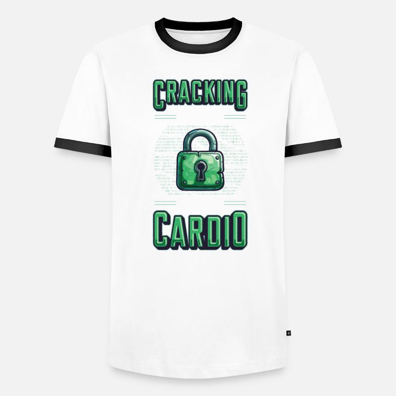 Le déchiffrage des codes, c’est mon cardio - Cryptologic T-shirt contrasté Homme