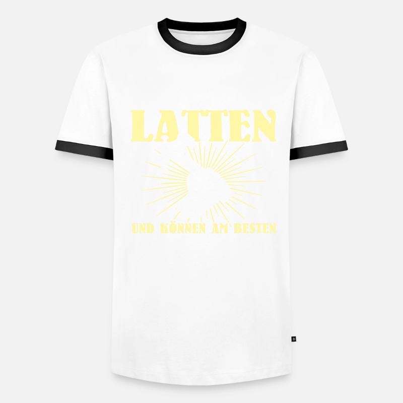Dachdecker Dachspengler Dachklempner Dachdecken Männer Kontrast-T-Shirt