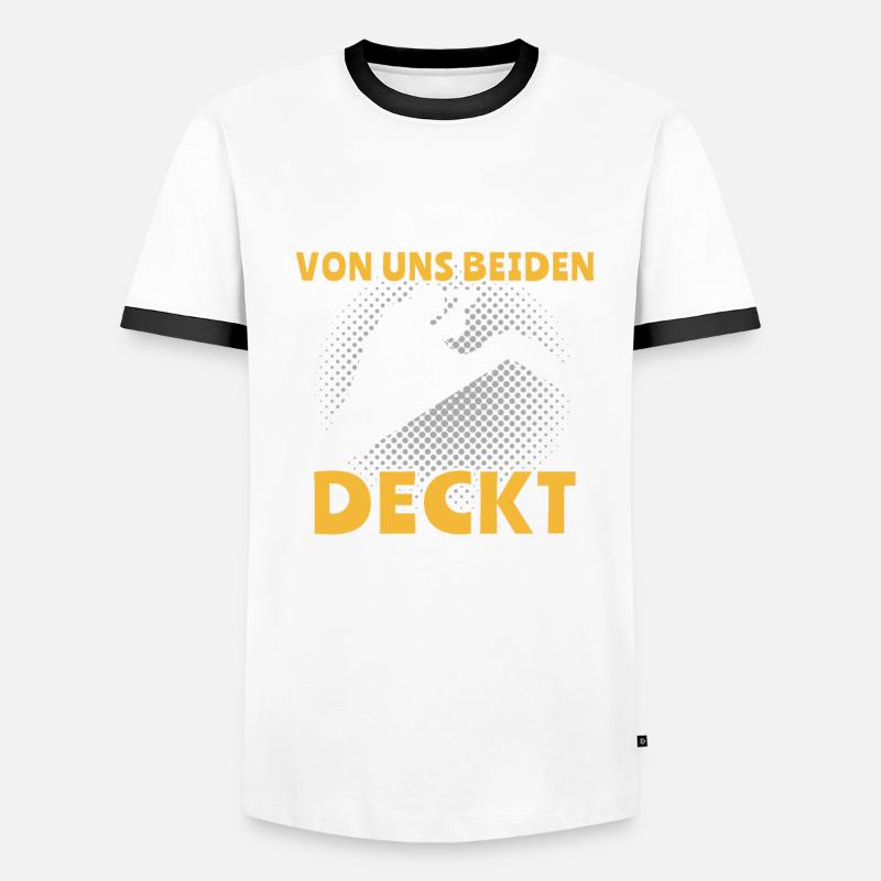 Dachdecker Dachspengler Dachdecken Dachklempner Männer Kontrast-T-Shirt