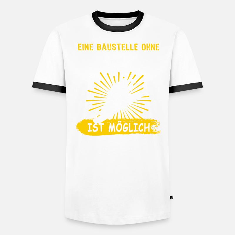 Dachdecker Dachspengler Dachklempner Männer Kontrast-T-Shirt