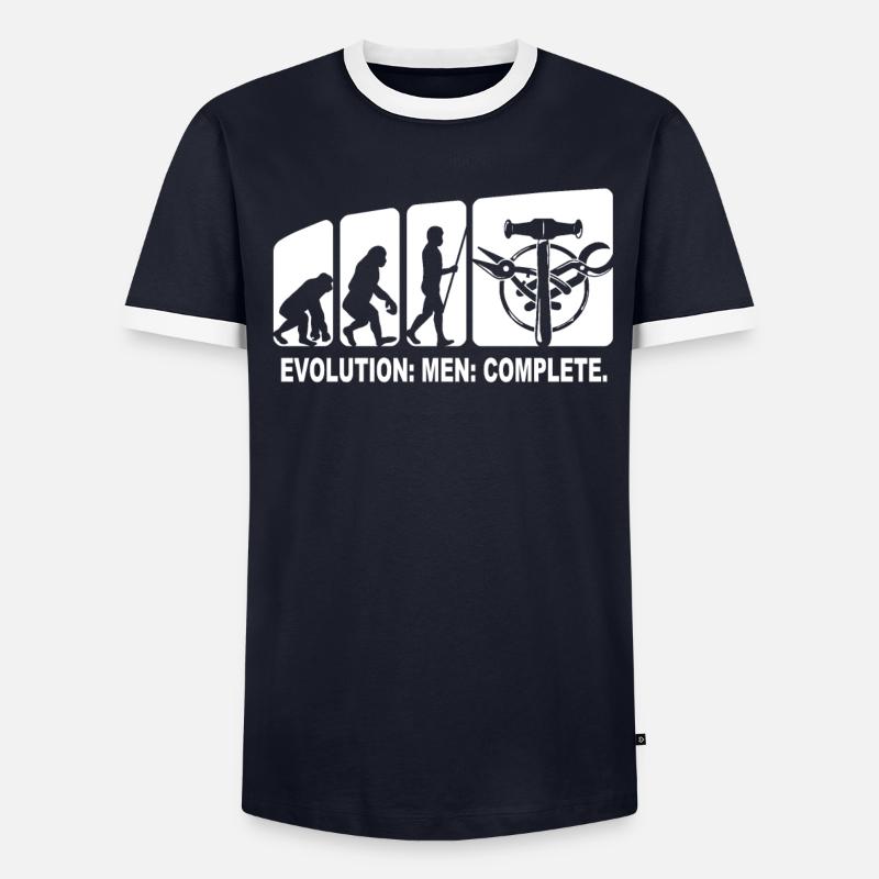Spengler Evolution Bauspengler - Men's Ringer Shirt - undefined