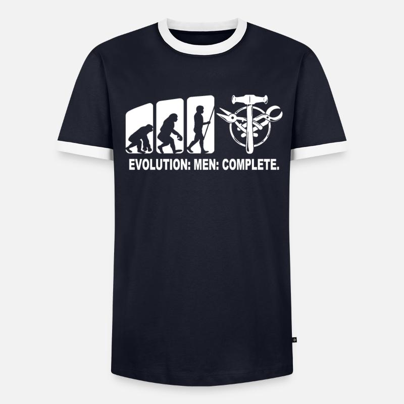 Spengler Evolution Bauspengler - Men's Ringer Shirt - undefined