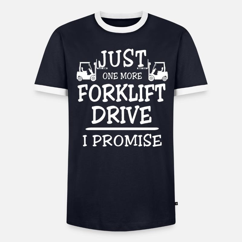 Stapler Staplerfahrer - Männer Kontrast-T-Shirt - undefined