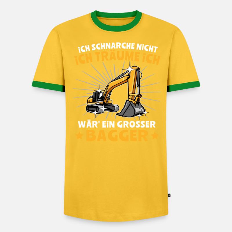 Baggerführer Bagger Baggerfahrer - Männer Kontrast-T-Shirt - undefined