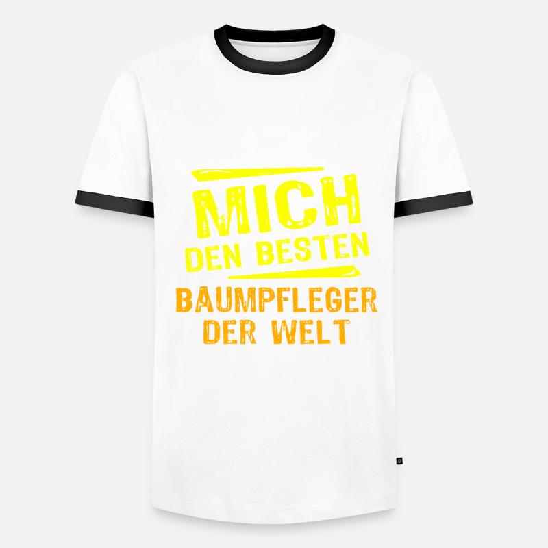 Baumpfleger Geschenkidee Männer Kontrast-T-Shirt