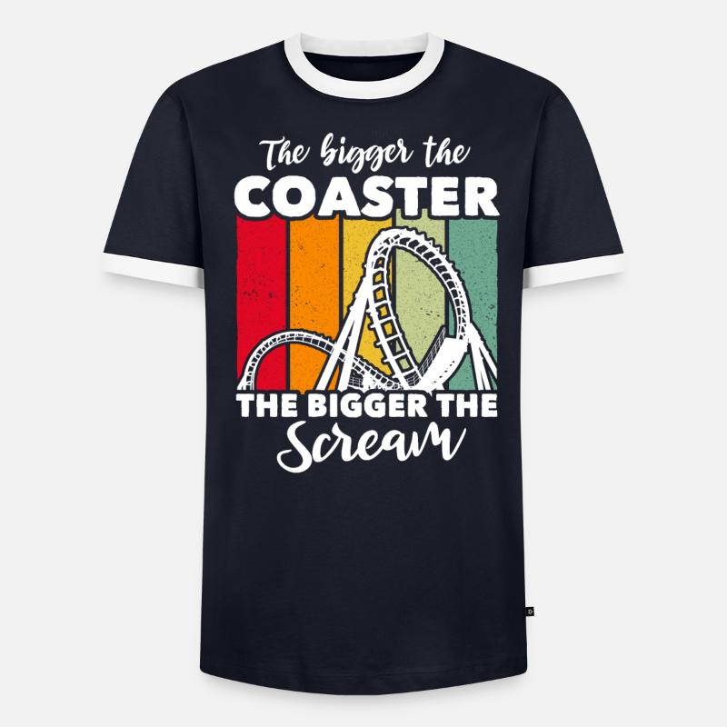Roller Coaster Roller Coaster Lovers Men's Ringer Shirt