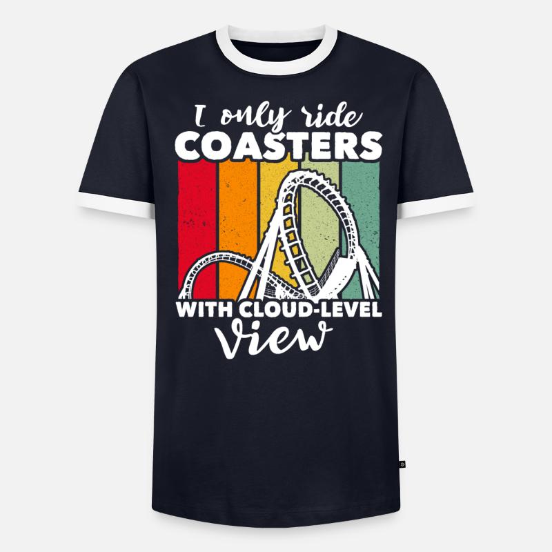 Roller Coaster Roller Coaster Lovers Men's Ringer Shirt