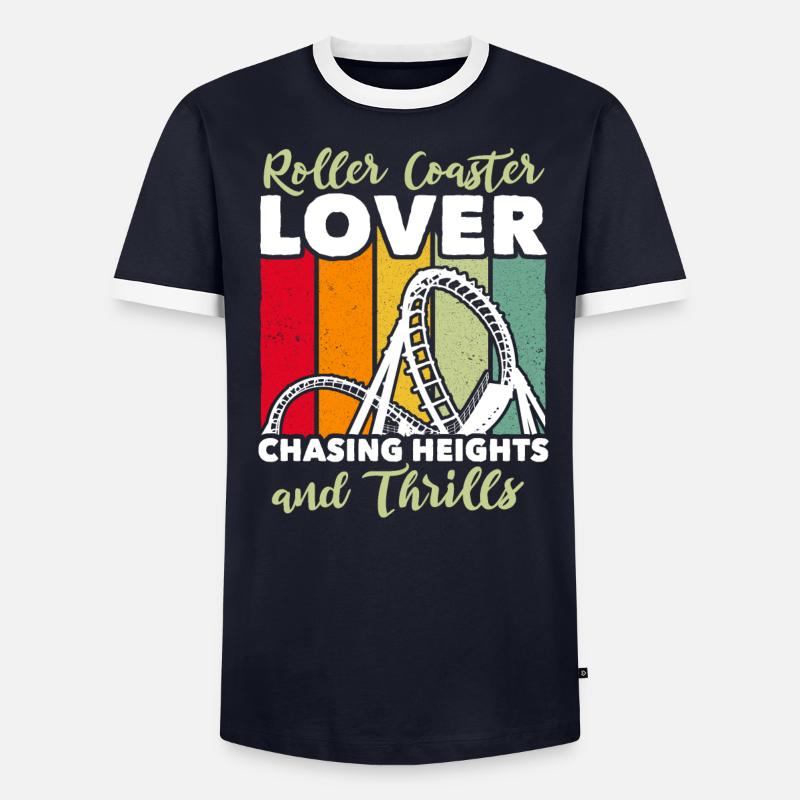 Roller Coaster Roller Coaster Lovers Men's Ringer Shirt