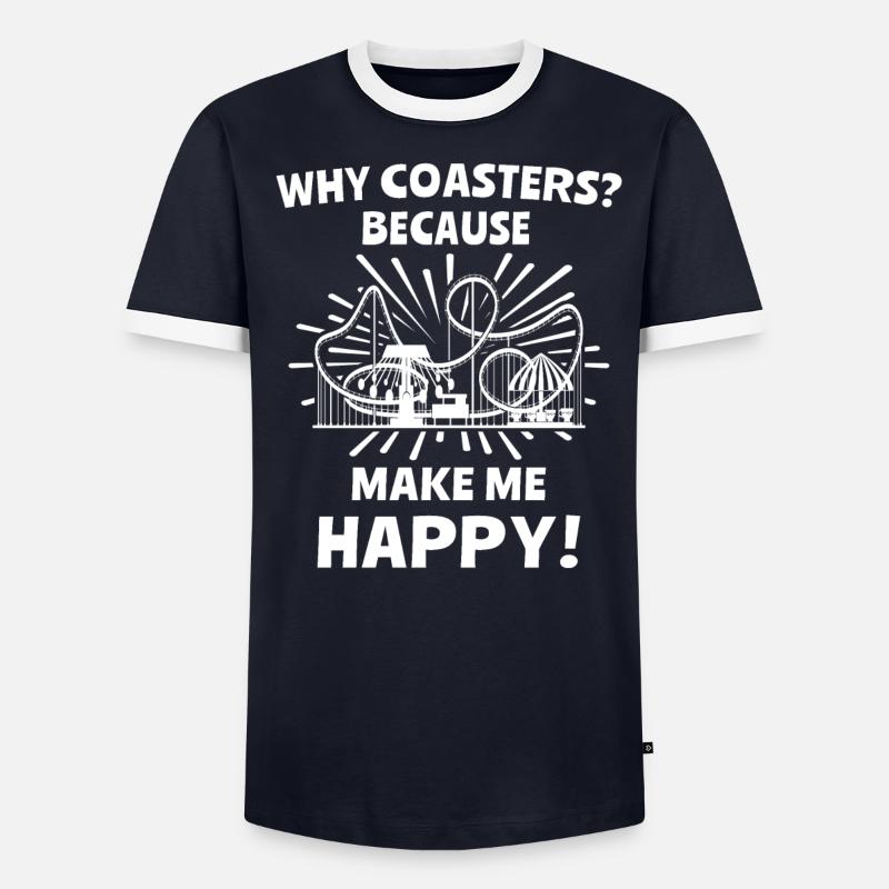 Roller coaster Men's Ringer Shirt