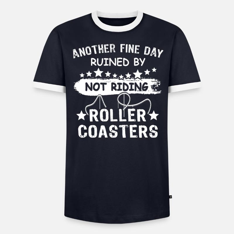 Roller coaster Men's Ringer Shirt