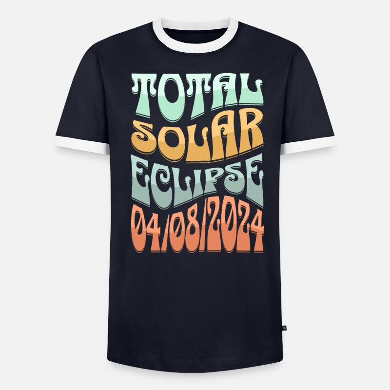 Éclipse solaire T-shirt contrasté Homme