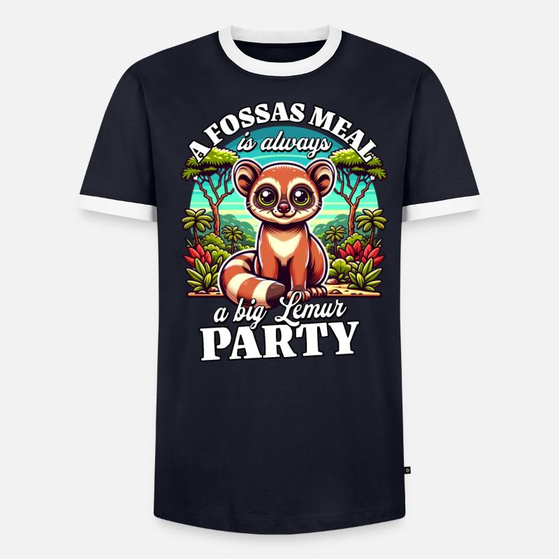 Fossa Madagascar T-shirt contrasté Homme
