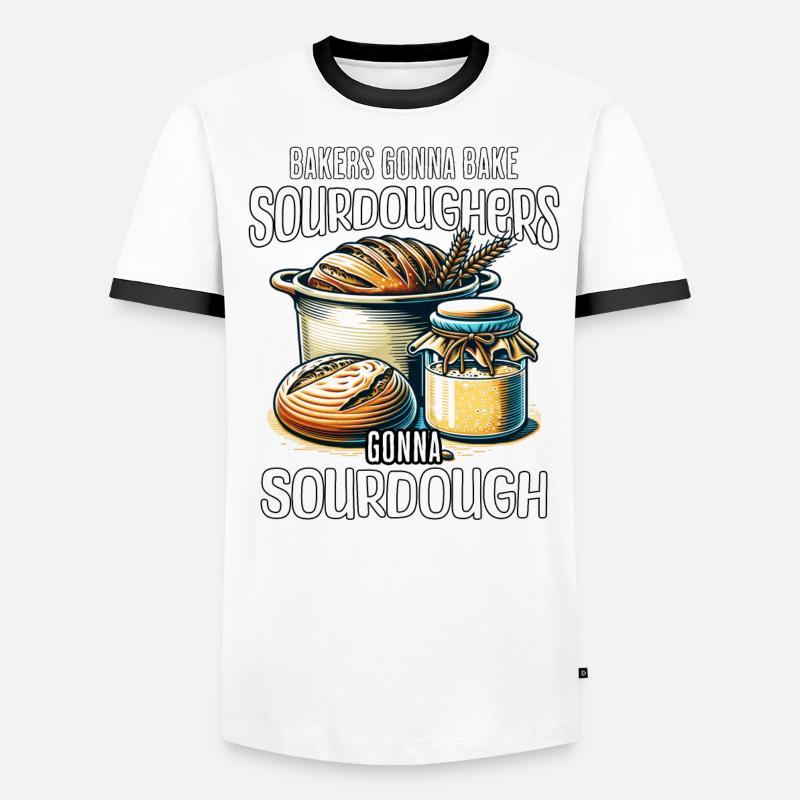 Conception du levain T-shirt contrasté Homme