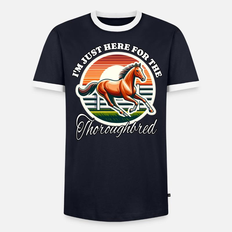 Cavalier pur-sang T-shirt contrasté Homme