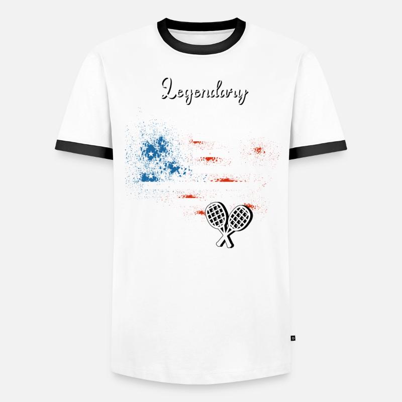 Squash player Men's Ringer Shirt