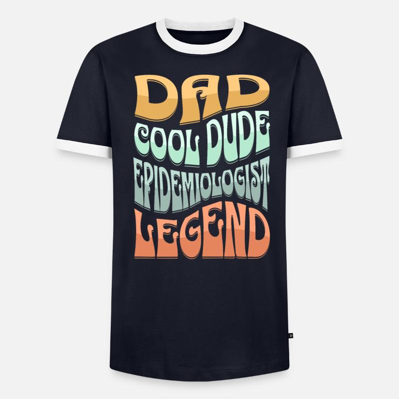 Papa Epidemiologist Men's Ringer Shirt