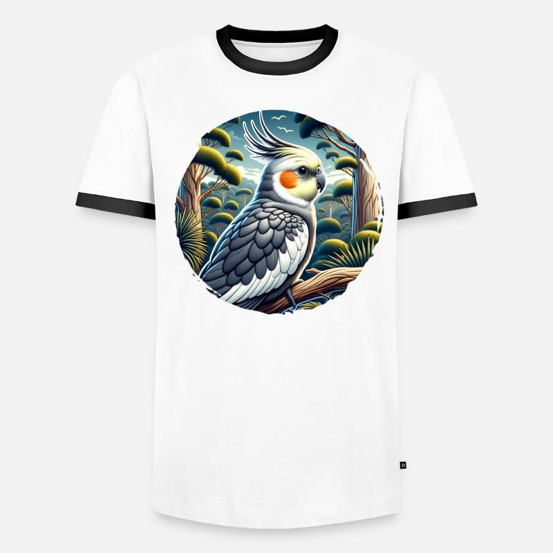 Calopsitte T-shirt contrasté Homme
