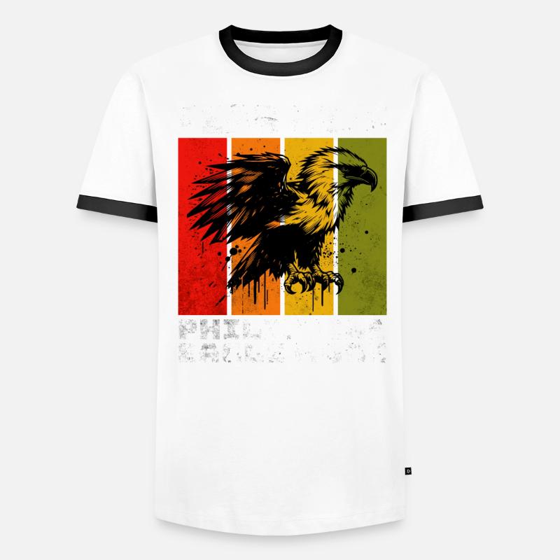 Philippine Eagle Monkey Eagle Men's Ringer Shirt