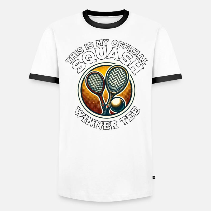 Squash Player Men's Ringer Shirt