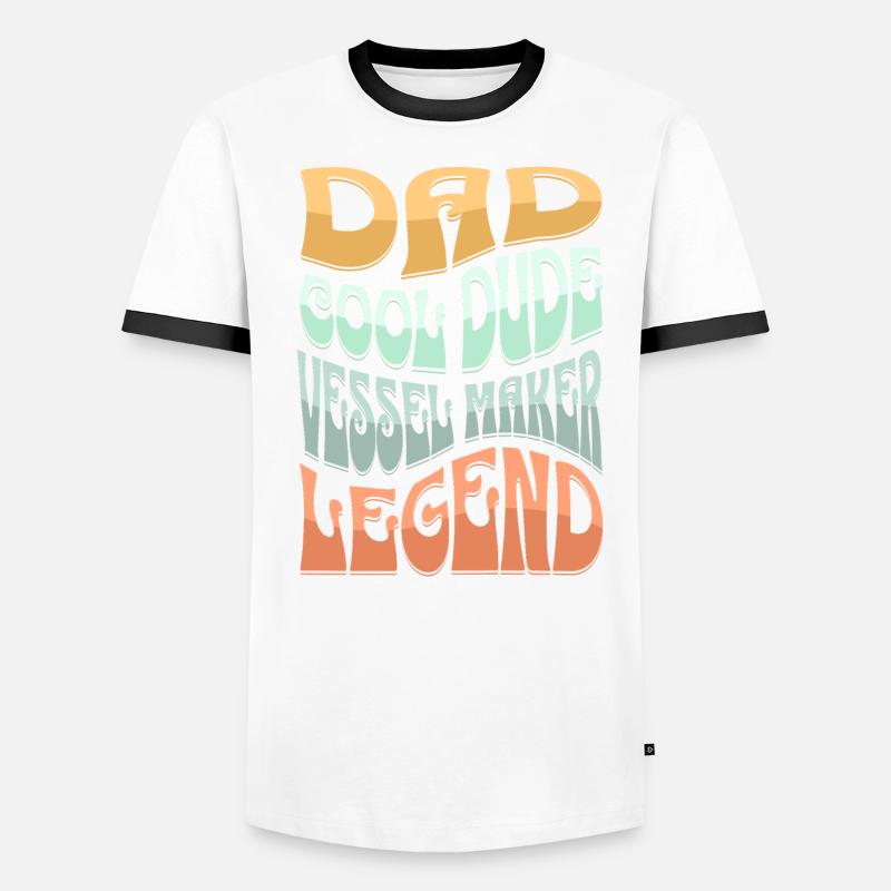 Papa Shipbuilder T-shirt contrasté Homme