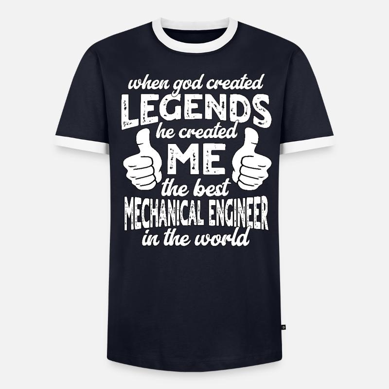 Best Mechanical Engineer Legend - Men's Ringer Shirt - undefined