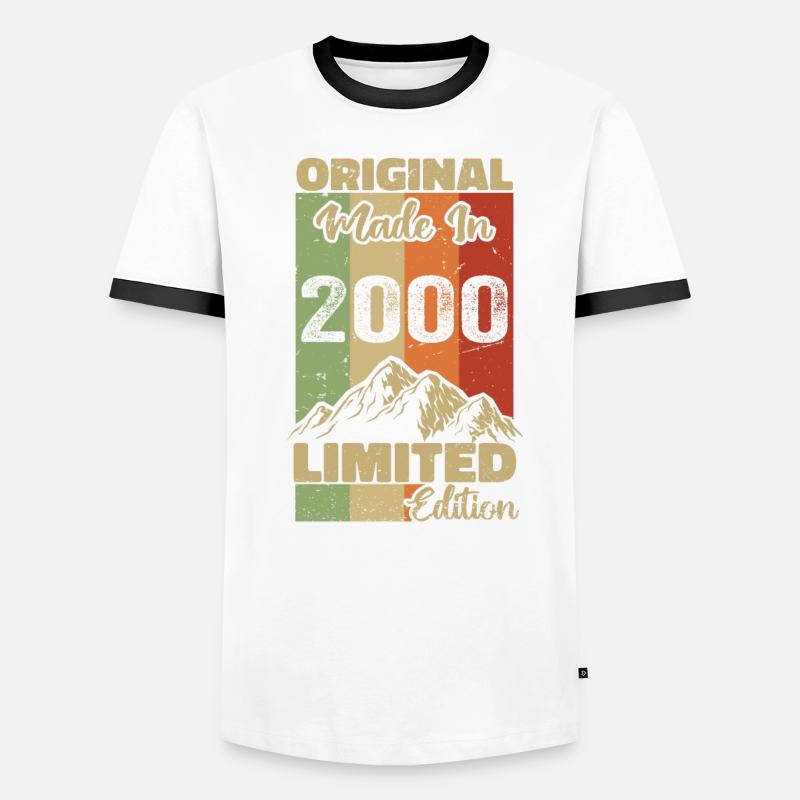 2000 Original - Fabriqué en 2000 - Edition Limitée T-shirt contrasté Homme