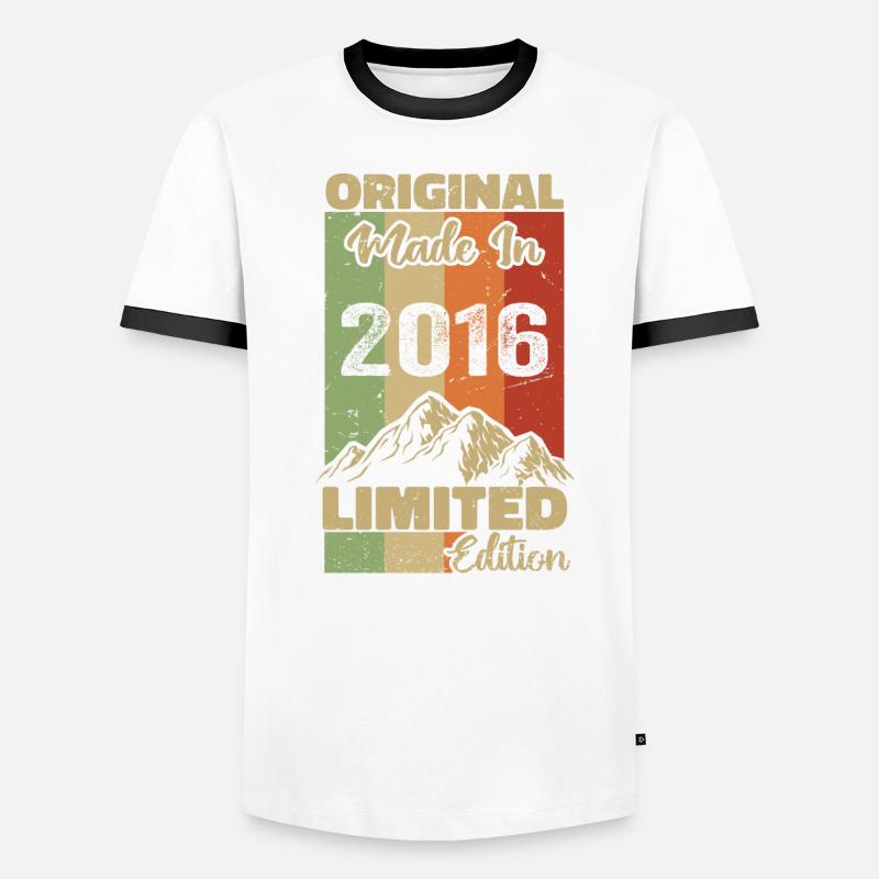 2016 Original - Fabriqué en 2016 - Edition Limitée T-shirt contrasté Homme