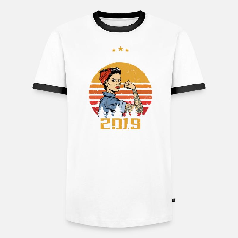 Juli 2019 - Geburtstag im Juli 2019 Geschenk Männer Kontrast-T-Shirt
