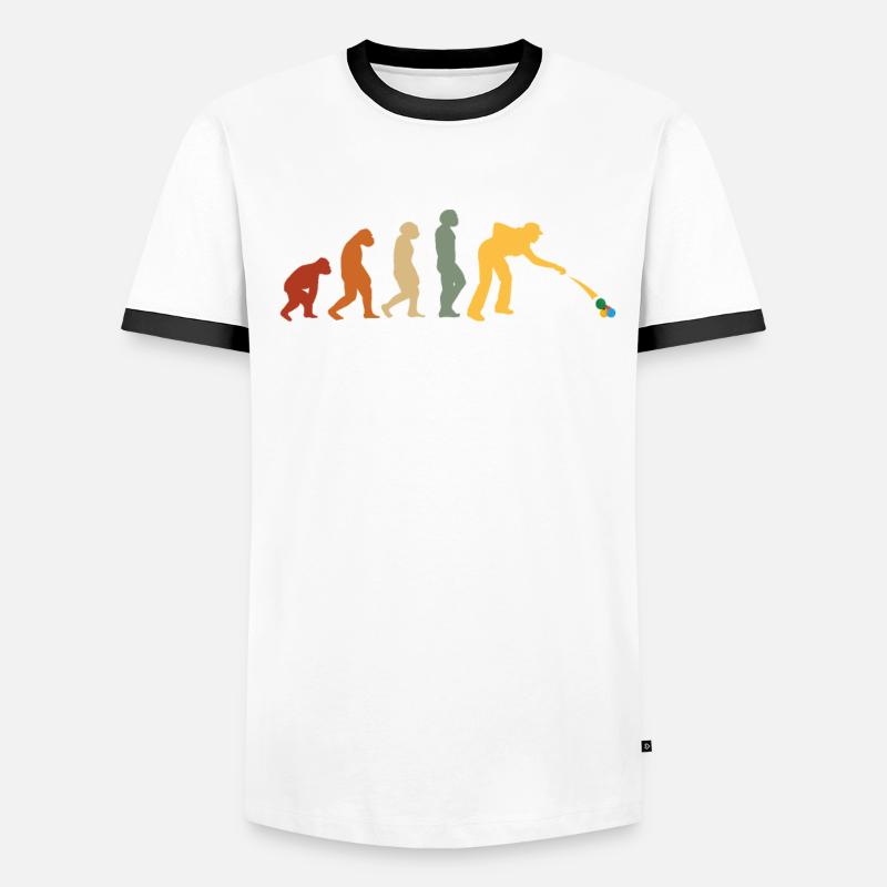 Boules de Boccia Evolution Jeu de Boules Pétanque T-shirt contrasté Homme