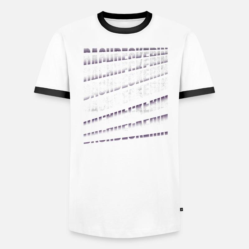 Dachdecker Spruch Handwerker Dachdeckerin Männer Kontrast-T-Shirt