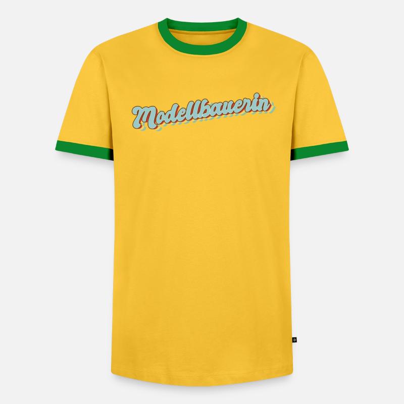 Technischer Abschluss-Geschenk Modellbauerin - Männer Kontrast-T-Shirt - undefined