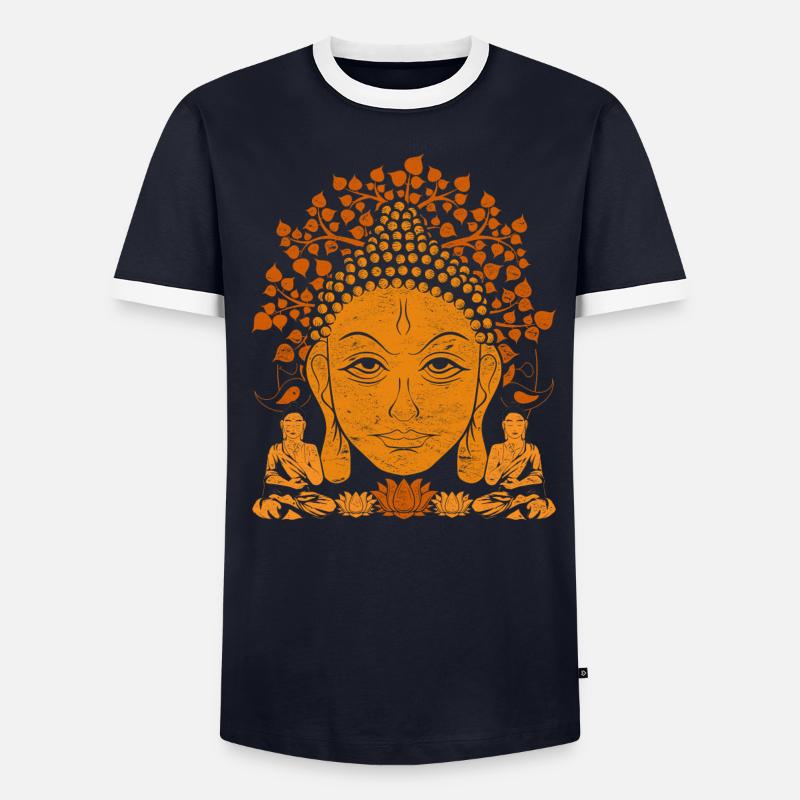 Bouddha T-shirt contrasté Homme