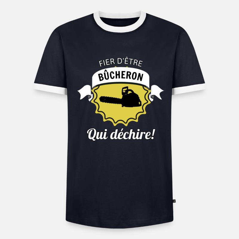 Bûcheron T-shirt contrasté Homme