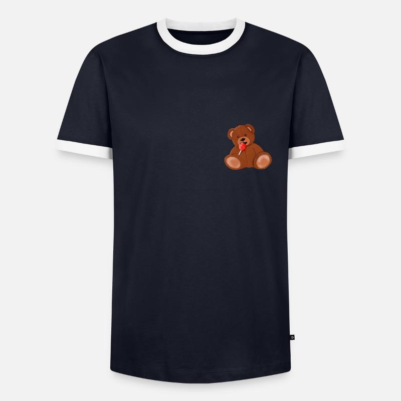 Peluche candy T-shirt contrasté Homme