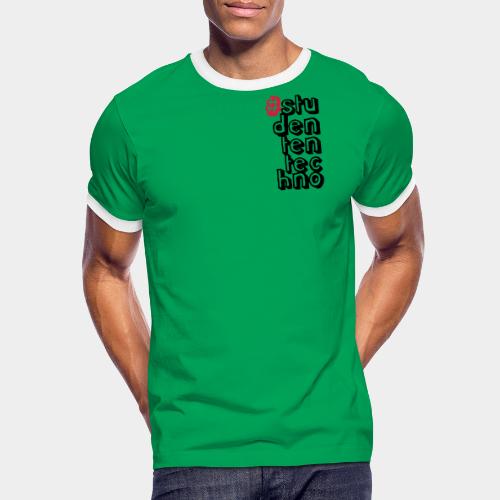 #studententechno - Männer Kontrast-T-Shirt