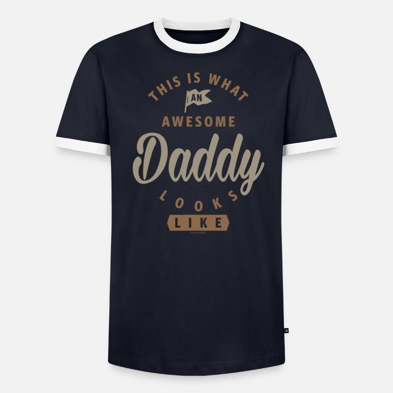 Awesome Daddy Men's Ringer Shirt