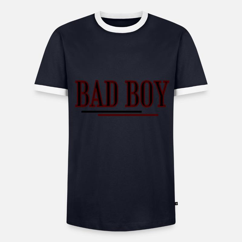 Mauvais garçon T-shirt contrasté Homme